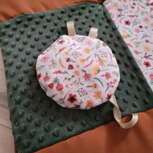 Charger l'image dans la galerie, COCCINELLES/FLEURS (VERT/CARAMEL)